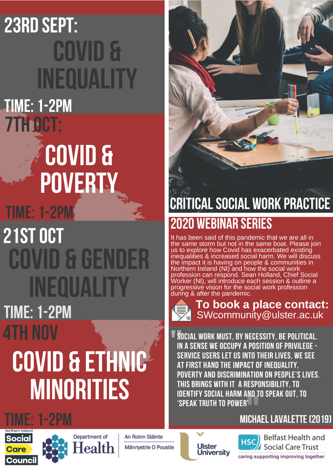 Inequality And Covid 19 Webinars NISCC