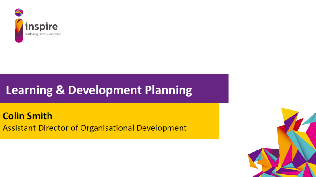 Learning and Development Planning slide