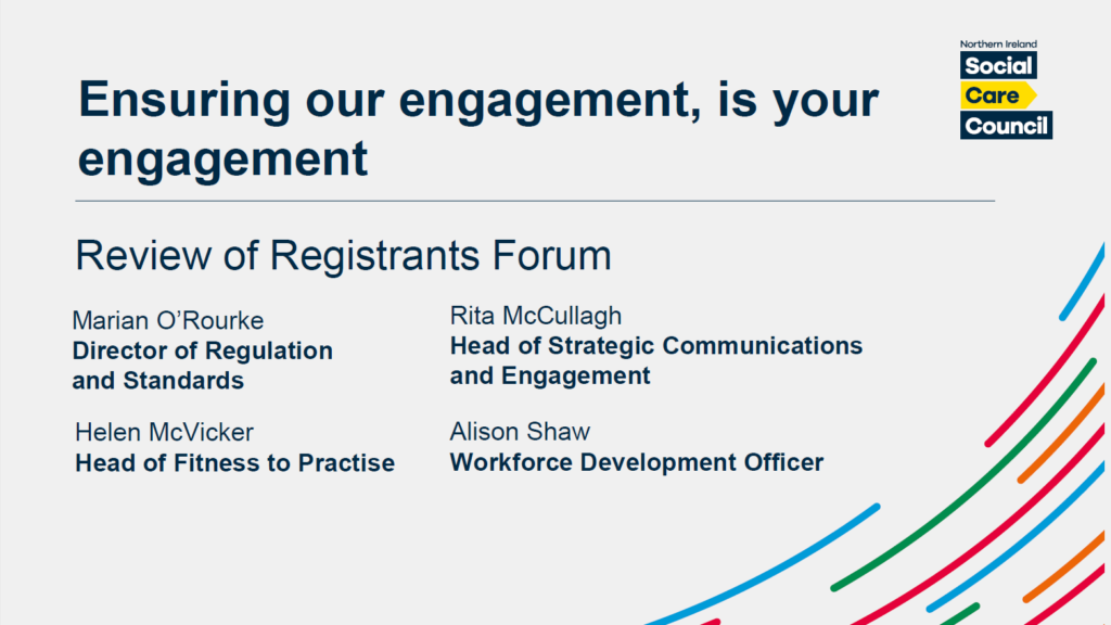 Review of Registrants Forum engagement