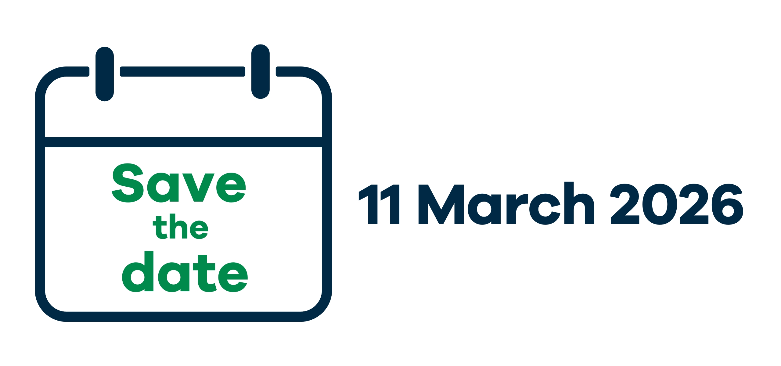 Save the date graphic.