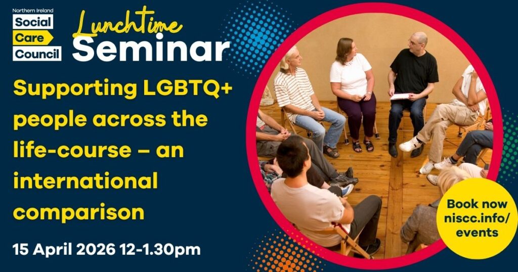 lunchtime seminar on the 15th April focusing on supporting LGTBQ people.