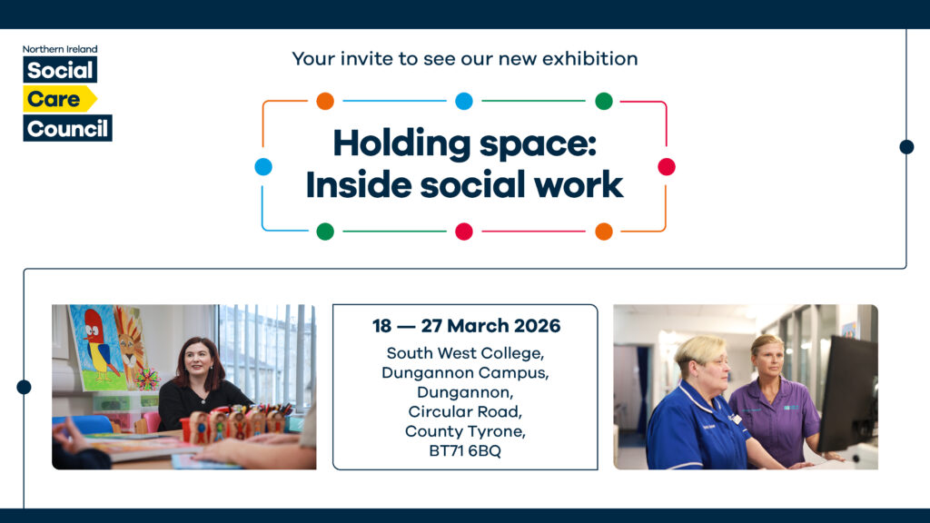 Social Work Photo exhibiton graphic